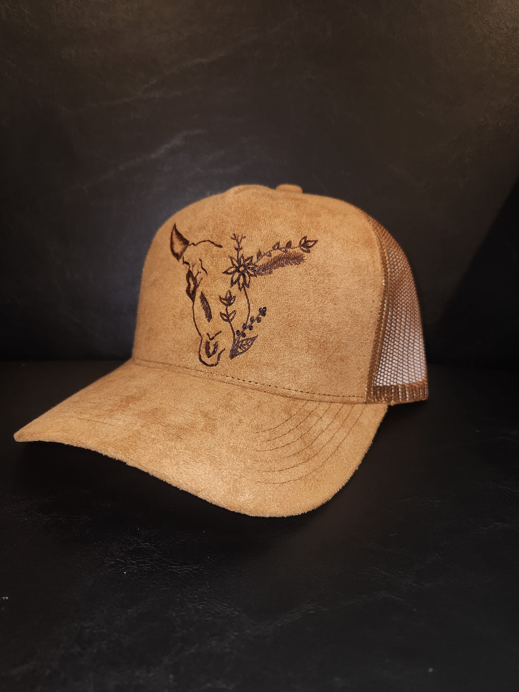 Bone and Bloom Trucker Hat
