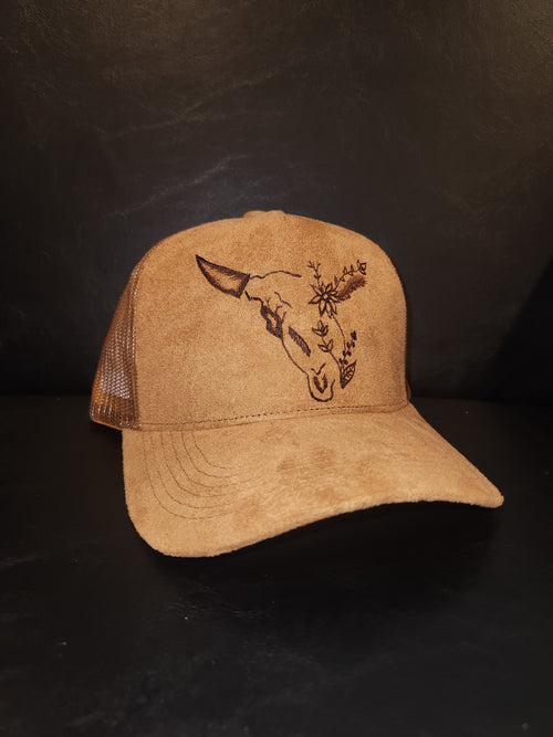 Bone and Bloom Trucker Hat