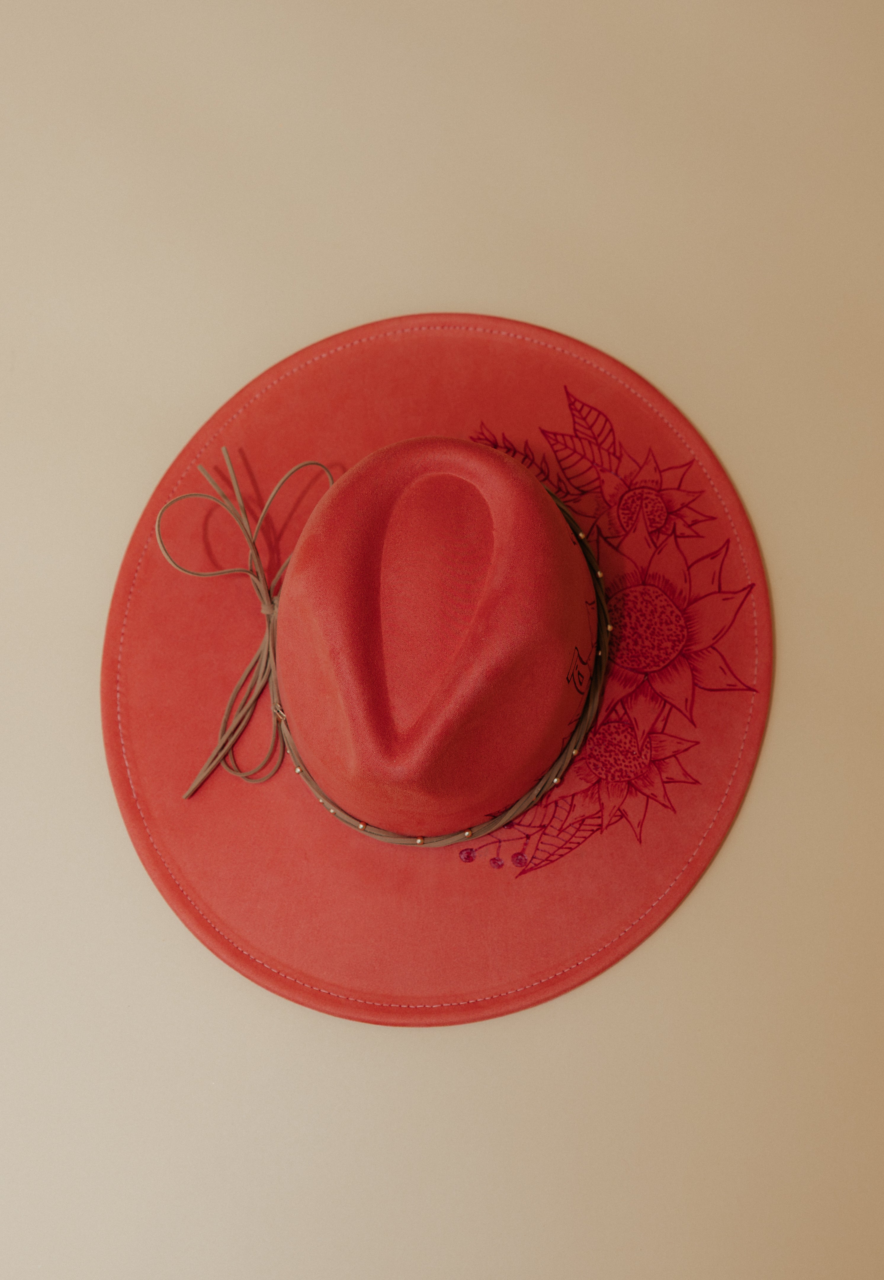 Rustic Horseshoe Flat Brim